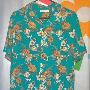 Pacsun Floral Button-Up